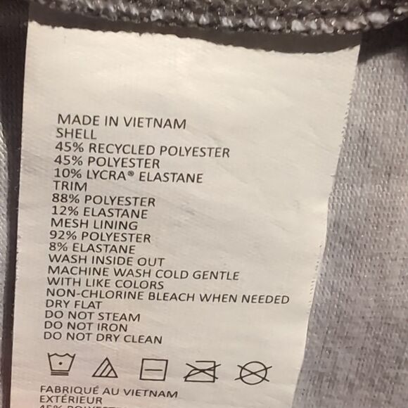 Prana Built In Bra Grey Quick Dry Breathable Cantine Dress Size S - Picture 9 of 16